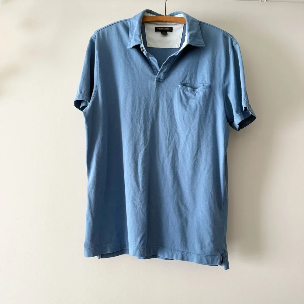Banana Republic Blue‎ Polo Shirt M